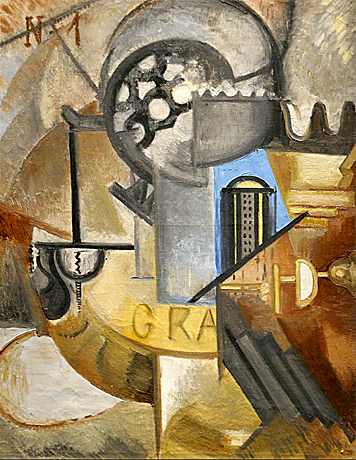 Queroseno, 1915, Olga Rozanova, Moscú, Galería Tretyakov.