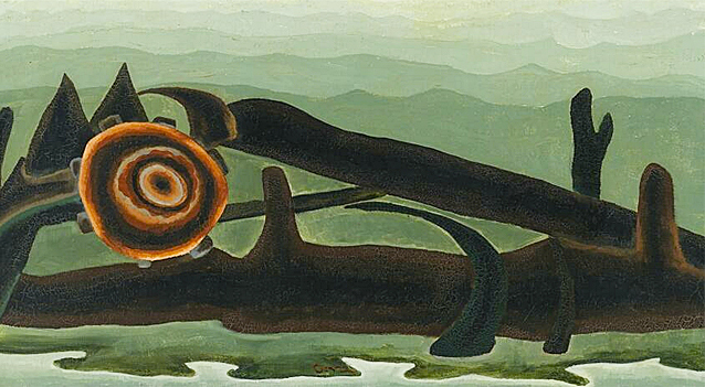 El naufragio del transbordador (Ferryboat Wreck), 1931, Arthur G. Dove, Nueva York, Whitney Museum of Art.