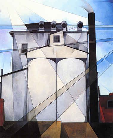 Mi Egipto (My Egipt), 1927, Charles Demuth, Nueva York, Whitney Museum of American Art.