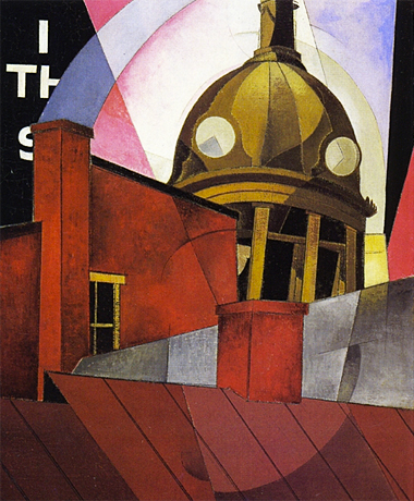 Bienvenue dans notre ville (Welcome to Our City), 1921, Charles Demuth, collection privée.