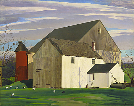 Bucks County Barn, 1932, Charles Sheeler, New York, Museum of Modern Art.