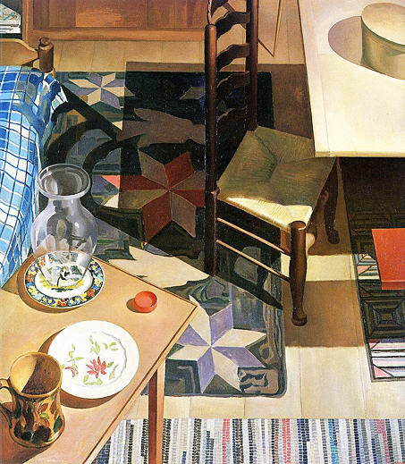 Interior estadounidense (American Interior), 1934, Charles Sheeler, New Haven, Yale University.