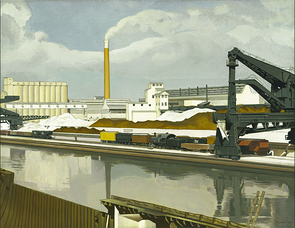 Paysage américain (American Landscape), 1930, Charles Sheeler, New York, The Museum of Modern Art.
