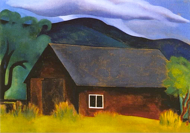 Georgia O'Keeffe, Mi cabaña, Lake George (My Shanty, Lake George), 1922, Washington, The Philipps Collection.