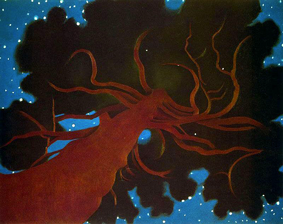 Georgia O'Keeffe, The Lawrence Tree, 1929, Hartford, Wadsworth Atheneum.