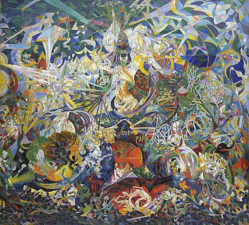 Batallas de luz, Coney Island, 1913, Joseph Stella, New Haven, Yale University Art Gallery.