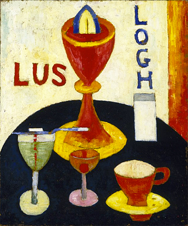 Handsome Drinks, 1917, Marsden Hartley, New York, Brooklyn Museum.