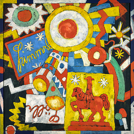 Himmel, vers 1914-1915, Marsden Hartley, Kansas City, Nelson-Atkins Museum of Art.