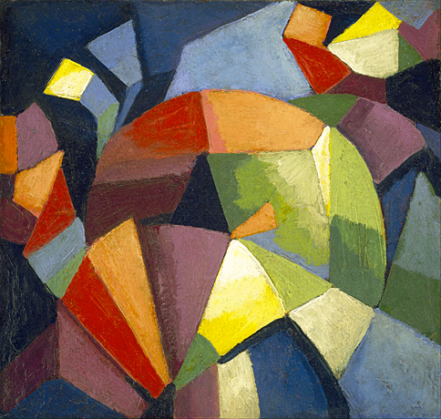 Synchromia, 1913, Morgan Russell, Houston, Museum of Fine Arts.