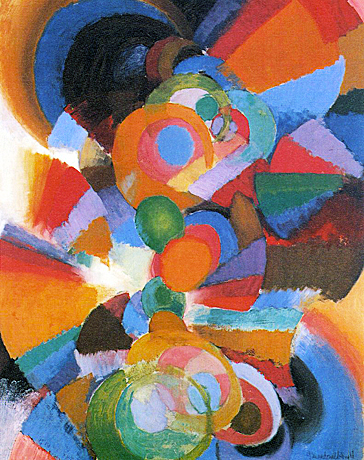 Abstracción a partir del espectro (Disposición 5), 1914, Stanton McDonald-Wright, Des Moines, Iowa, Des Moines Art Center.