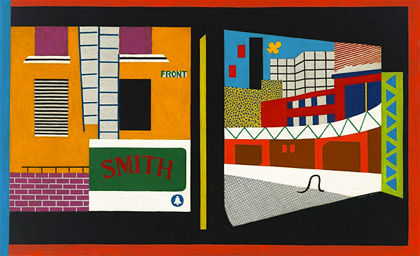 Stuart Davis, House and Street, 1931, Nueva York, Whitney Museum of American Art.