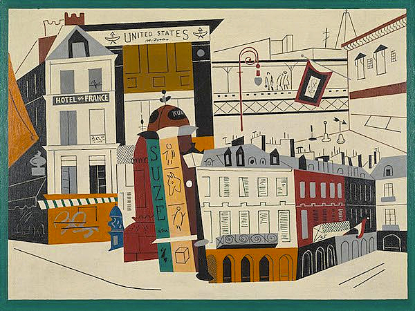 Stuart Davis, Nueva York-París nº 2, 1931, Portland Museum of Art.