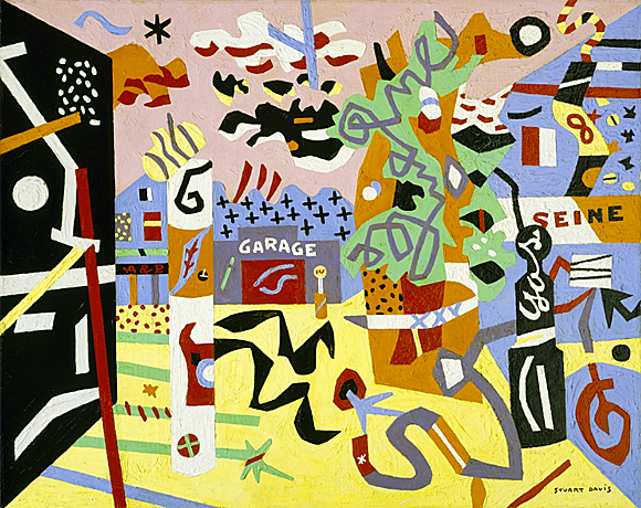 Stuart Davis, Report from Rockport, 1940, Nueva York, Metropolitan Museum of Art.