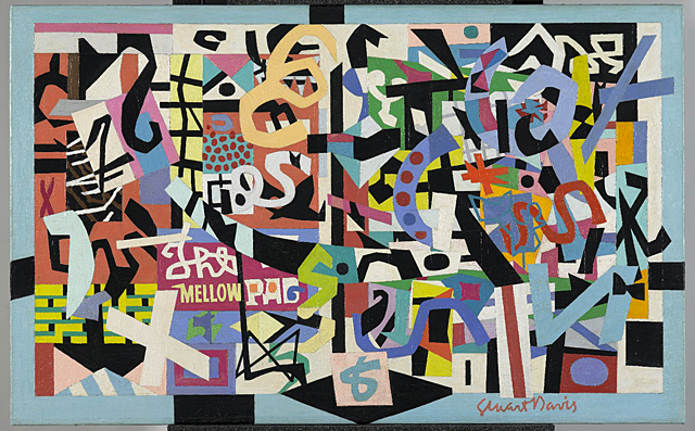 Stuart Davis, The Mellow Pad, 1945-51, New York, The Brooklyn Museum.