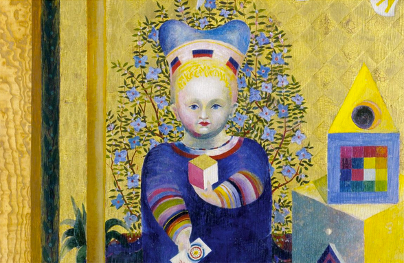 Retrato de un niño, detalle, 1921-1922, Johannes Itten, Berna, Kunstmuseum.