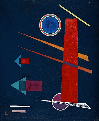 Powerful Red, 1928, Vassily Kandinsky, Essen, Musée Folkwang.