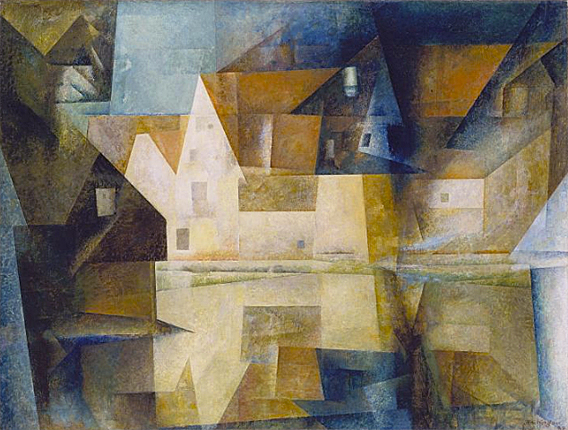 Lyonel Feininger. The Village Pont of Gelmeroda, 1922, Frankfurt, The Städel Museum.