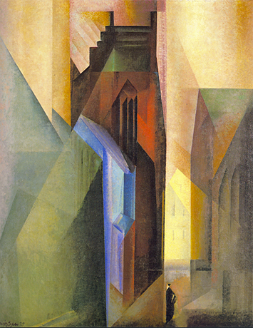Lyonel Feininger. Tortum II, 1925, Colección privada.