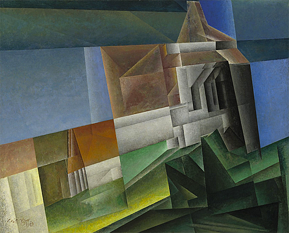 Lyonel Feininger. Virchow VII, 1918, Washington, National Gallery of Art.