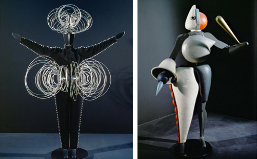 Oskar Schlemmer. Figurilla de alambre; Figurilla "El Abstracto" del Ballet Triádico, 1922, Stuttgart, Staatsgalerie.