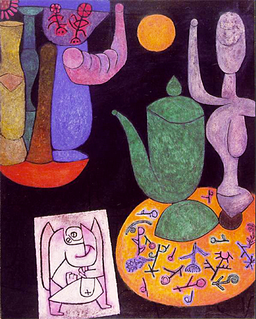 Paul Klee. Nature morte, 1940, Suisse, collection privée.