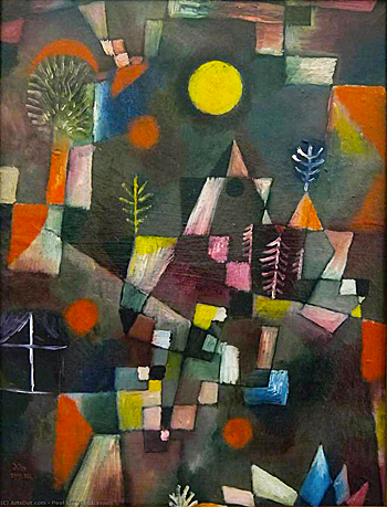 Paul Klee. Pleine lune, 1919, Munich, collection privée.