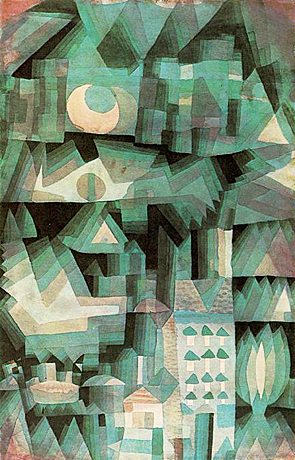 Paul Klee. Ciudad de sueños, 1921, Berlin, Staatliche Museum.