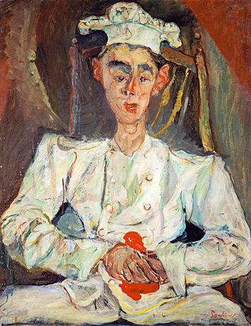 Chaîm Soutine, Le Petit pâtissier, 1922-23, Paris, Musée de l’Orangerie.
