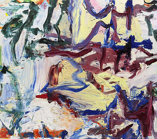 Whose Name Was Writ in Water (Celui dont le nom était écrit dans l’eau), 1975, Willem de Kooning, New York, Guggenheim Museum.