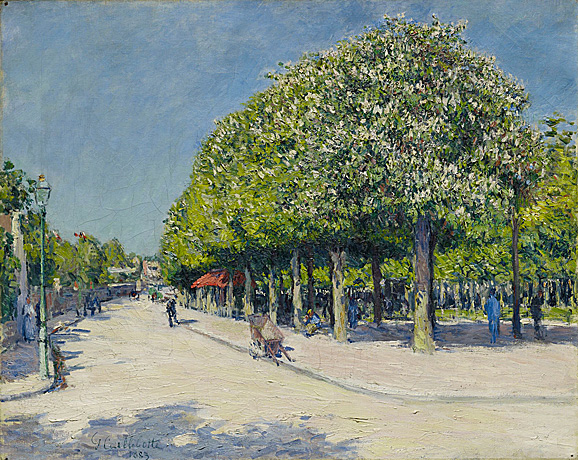 Argenteuil, Fête foraine, 1883, Gustave Caillebotte