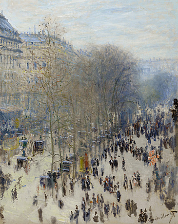 Boulevard des Capucines, 1873, Claude Monet