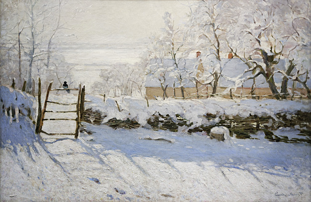 La urraca, 1867-1868, Claude Monet