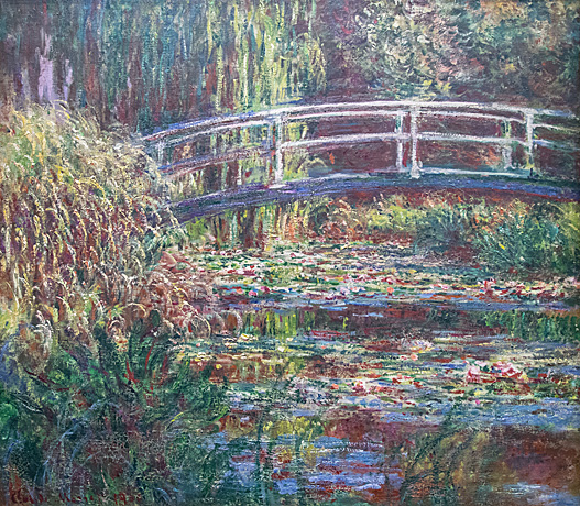 Le Bassin aux nymphéas, harmonie rose, 1900, Claude Monet