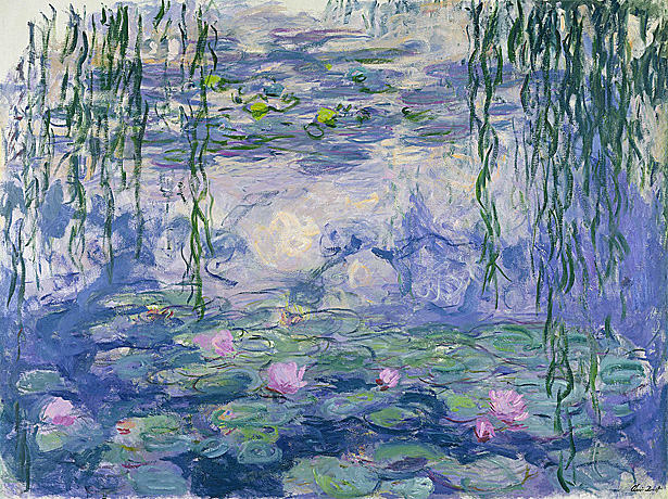 Nenúfares y sauces, 1916-1919, Claude Monet
