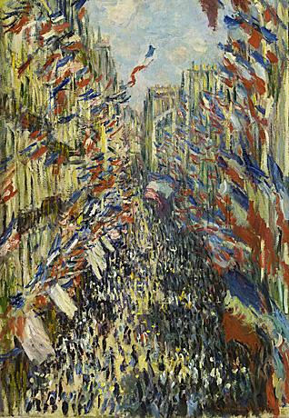 La Rue Montorgueil, 1978, Claude Monet