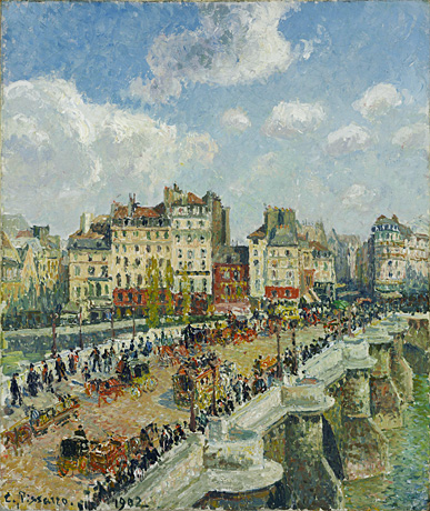 El Pont Neuf de París, 1902, Camille Pissarro