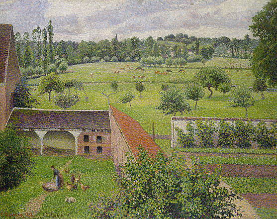 Vista desde mi ventana, 1888, Camille Pissarro