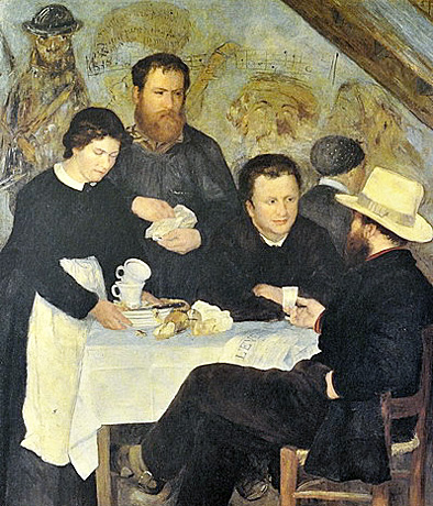 El cabaret de la Mère Anthony, 1866, Pierre-Auguste Renoir, Estocolmo, National Museum