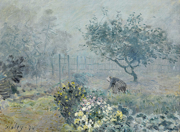 La niebla, 1874, Alfred Sisley
