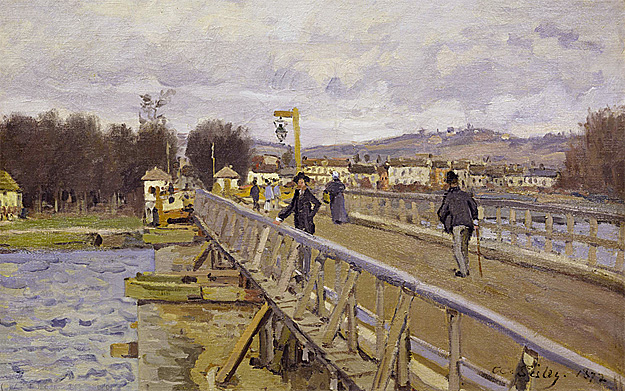 Alfred Sisley, Le Pont d'Argenteuil, 1872, Paris, Musée d'Orsay