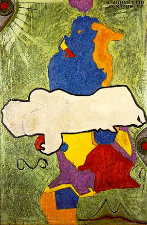 Green Angel, 1990, Jasper Johns Green Angel, 1990, Jasper Johns