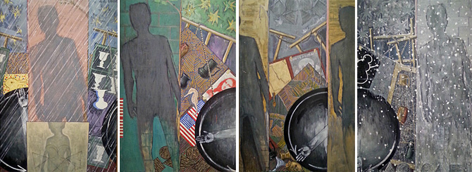 Les saisons : printemps, été, automne, hiver, 1985-1986, Jasper Johns Les saisons : printemps, été, automne, hiver, 1985-1986, Jasper Johns