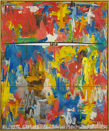 Peinture avec deux boules (Painting with Two Balls) 1960, Jasper Johns Peinture avec deux boules (Painting with Two Balls) 1960, Jasper Johns
