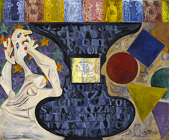 Sans titre, 2017, Jasper Johns Sans titre, 2017, Jasper Johns