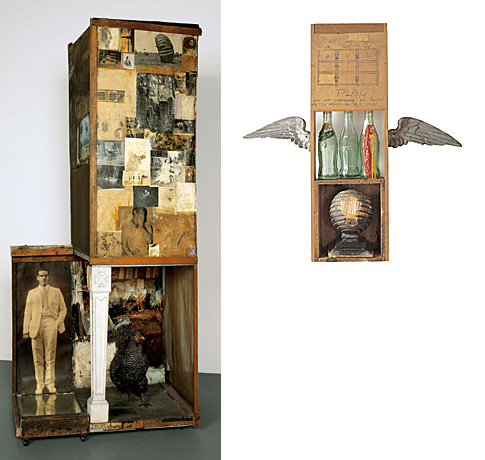 Sans Titre, Combine, c. 1954 ; Coca-Cola Plan, 1958, Robert Rauschenberg Sans Titre, Combine, c. 1954 ; Coca-Cola Plan, 1958, Robert Rauschenberg