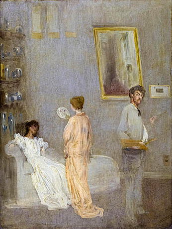 L’artiste dans son atelier, 1865-1866, James McNeill Whistler, Chicago, The Art Institute