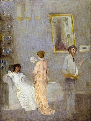 El artista en su estudio, 1865-1866, James McNeill Whistler