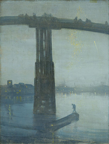 Nocturne en bleu et or. Le vieux pont de Battersea, 1872-1877, James McNeill Whistler