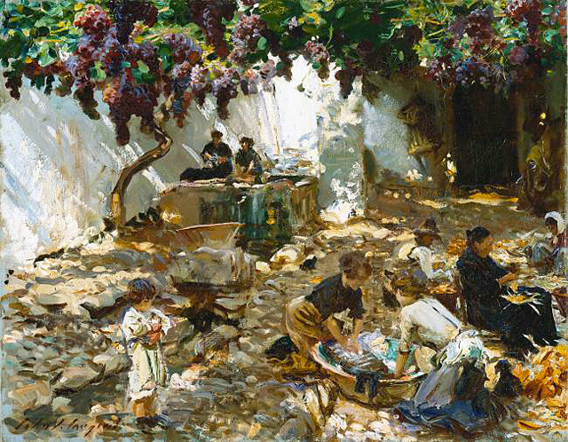 Mujeres trabajando, c. 1910, John Singer Sargent