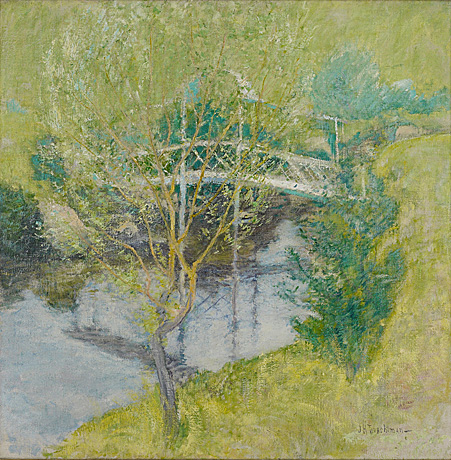 Le pont blanc, 1895, John Twachtman